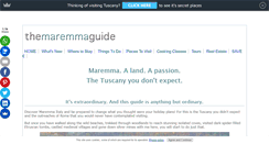 Desktop Screenshot of maremmaguide.com